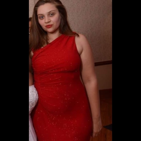 Orange Glitter CK Formal dresses - Picture 9 of 9